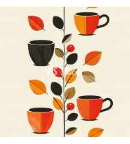 Coffee Patterns - Hand-Drawn Vector Illustrations