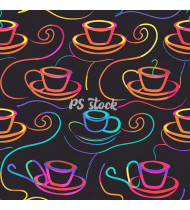 Coffee Patterns - Hand-Drawn Vector Illustrations