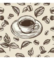 Coffee Patterns - Hand-Drawn Vector Illustrations