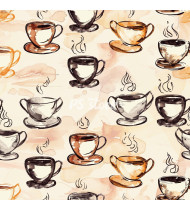 Coffee Patterns - Hand-Drawn Vector Illustrations