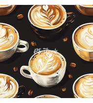 Coffee Patterns - Hand-Drawn Vector Illustrations