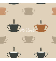 Coffee Patterns - Hand-Drawn Vector Illustrations