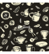 Coffee Patterns - Hand-Drawn Vector Illustrations