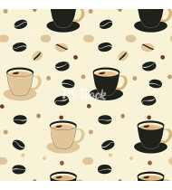 Coffee Patterns - Hand-Drawn Vector Illustrations