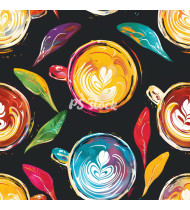 Coffee Patterns - Hand-Drawn Vector Illustrations