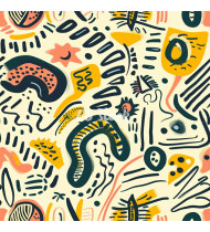 Doodle Patterns - Hand-Drawn Vector Illustrations