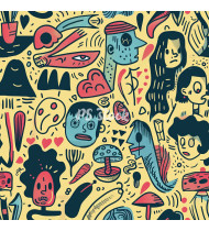 Doodle Patterns - Hand-Drawn Vector Illustrations