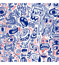 Doodle Patterns - Hand-Drawn Vector Illustrations