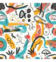 Doodle Patterns - Hand-Drawn Vector Illustrations