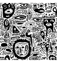 Doodle Patterns - Hand-Drawn Vector Illustrations