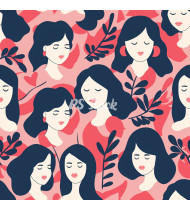 Feminine Patterns - Hand-Drawn Vector Illustrations