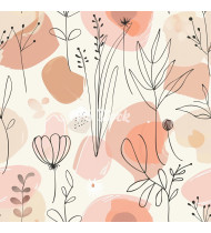 Feminine Patterns - Hand-Drawn Vector Illustrations