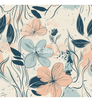 Feminine Patterns - Hand-Drawn Vector Illustrations