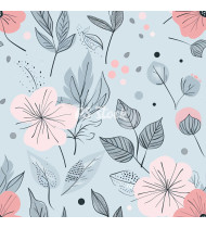 Feminine Patterns - Hand-Drawn Vector Illustrations