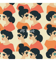 Feminine Patterns - Hand-Drawn Vector Illustrations