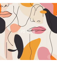 Feminine Patterns - Hand-Drawn Vector Illustrations