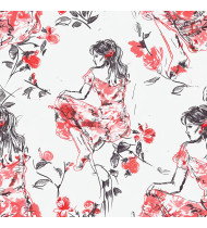 Feminine Patterns - Hand-Drawn Vector Illustrations