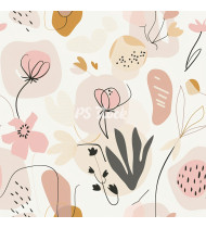 Feminine Patterns - Hand-Drawn Vector Illustrations