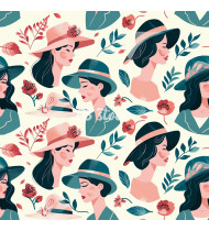 Feminine Patterns - Hand-Drawn Vector Illustrations