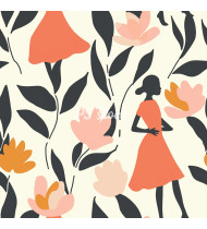 Feminine Patterns - Hand-Drawn Vector Illustrations