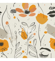 Feminine Patterns - Hand-Drawn Vector Illustrations