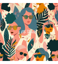 Feminine Patterns - Hand-Drawn Vector Illustrations