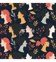 Feminine Patterns - Hand-Drawn Vector Illustrations