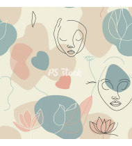 Feminine Patterns - Hand-Drawn Vector Illustrations