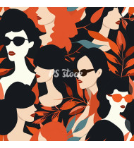 Feminine Patterns - Hand-Drawn Vector Illustrations