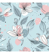 Feminine Patterns - Hand-Drawn Vector Illustrations