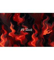 Fire Patterns - Hand-Drawn Vector Illustrations