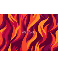 Fire Patterns - Hand-Drawn Vector Illustrations