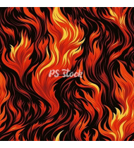 Fire Patterns - Hand-Drawn Vector Illustrations