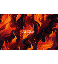 Fire Patterns - Hand-Drawn Vector Illustrations