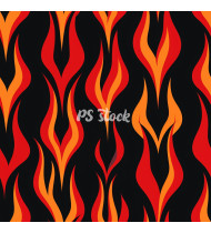 Fire Patterns - Hand-Drawn Vector Illustrations