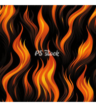 Fire Patterns - Hand-Drawn Vector Illustrations