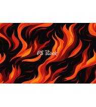 Fire Patterns - Hand-Drawn Vector Illustrations