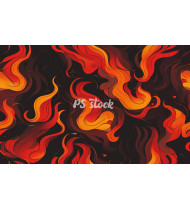 Fire Patterns - Hand-Drawn Vector Illustrations