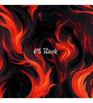 Fire Patterns - Hand-Drawn Vector Illustrations