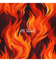 Fire Patterns - Hand-Drawn Vector Illustrations