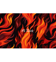 Fire Patterns - Hand-Drawn Vector Illustrations