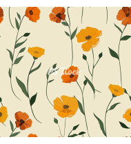 Flower Patterns - Hand-Drawn Vector Illustrations