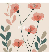 Flower Patterns - Hand-Drawn Vector Illustrations