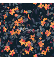 Flower Patterns - Hand-Drawn Vector Illustrations