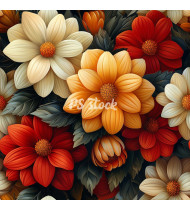 Flower Patterns - Hand-Drawn Vector Illustrations