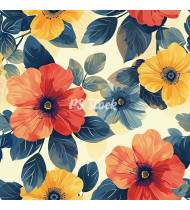 Flower Patterns - Hand-Drawn Vector Illustrations