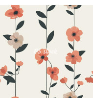 Flower Patterns - Hand-Drawn Vector Illustrations