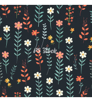 Flower Patterns - Hand-Drawn Vector Illustrations