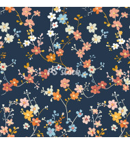 Flower Patterns - Hand-Drawn Vector Illustrations