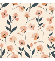 Flower Patterns - Hand-Drawn Vector Illustrations